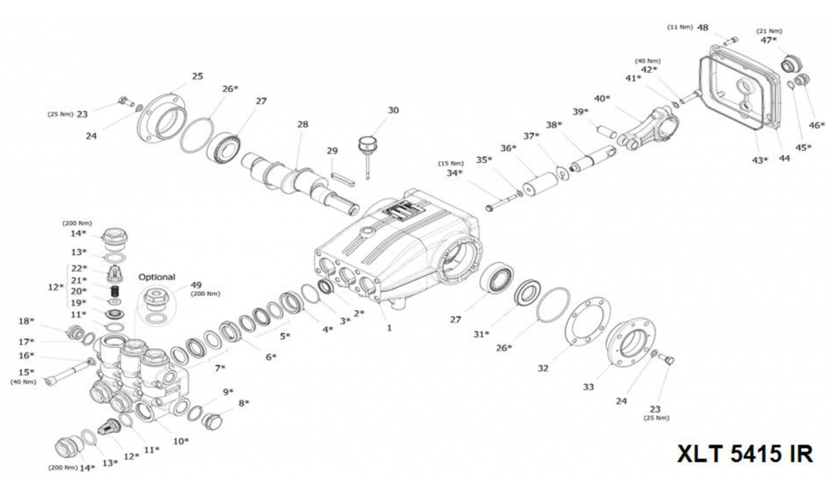 XLT 5415 IR Exploded View